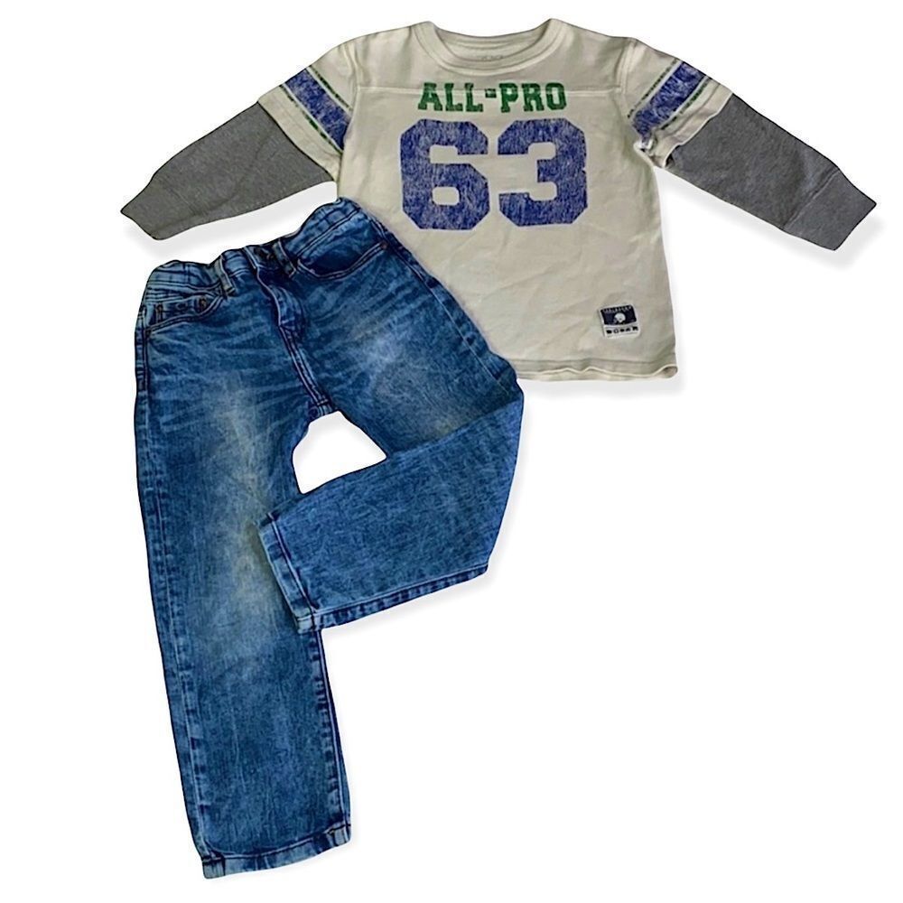 Children’s Place Sweatshirt & Denim & Co Jeans 4/5